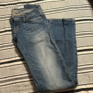 Straight legged women’s jeans